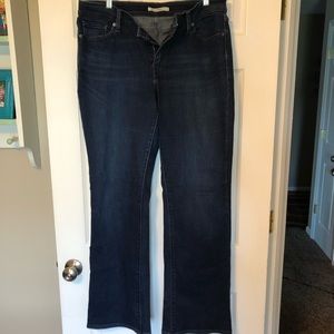 Levi’s 529 Curvy Bootcut size 16 misses jeans